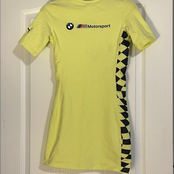 Puma Dresses & Skirts - Puma Yellow and Black Mini Dress